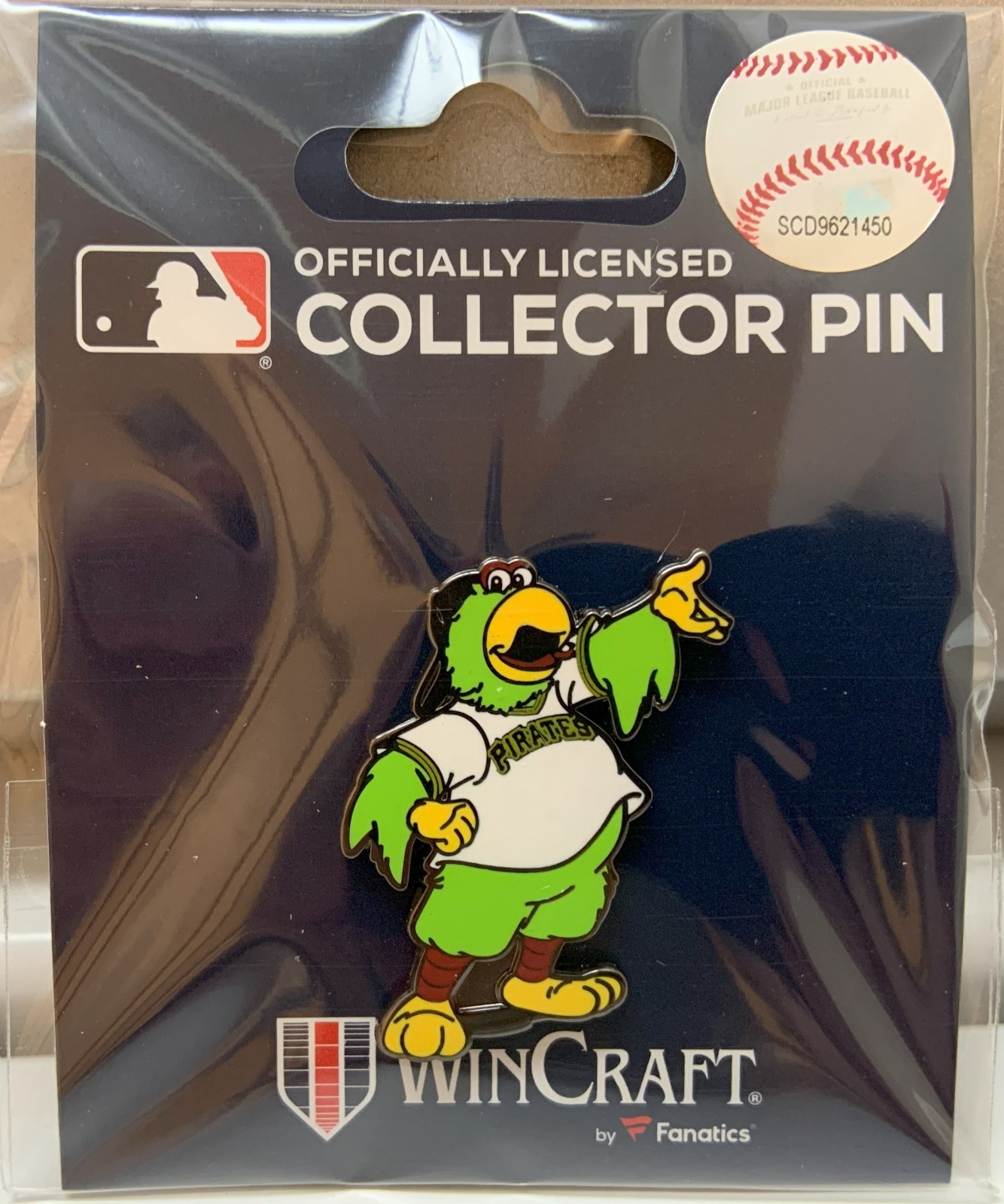 PITTSBURGH PIRATES PIRATE PARROT MASCOT COLLECTOR PIN WINCRAFT