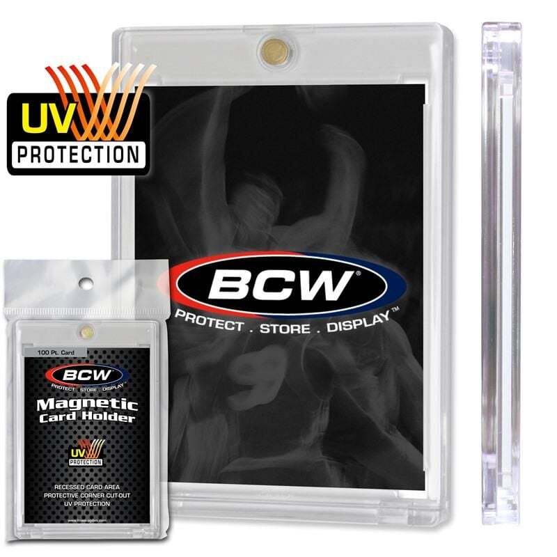 16 BCW Magnetic 100pt. Standard Sized Card Holders
