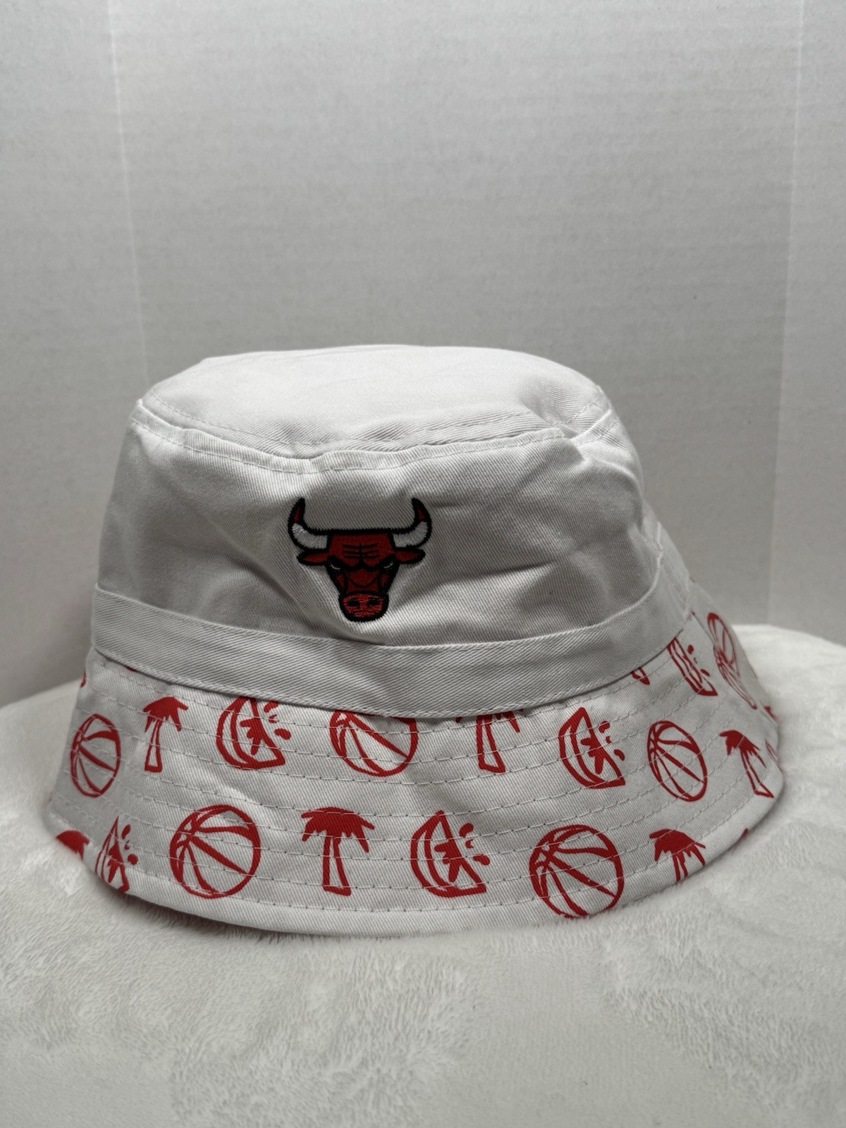 Chicago Bulls Reversible Floppy Bucket Hat Cap SGA 2023 NBA Beach Giligan