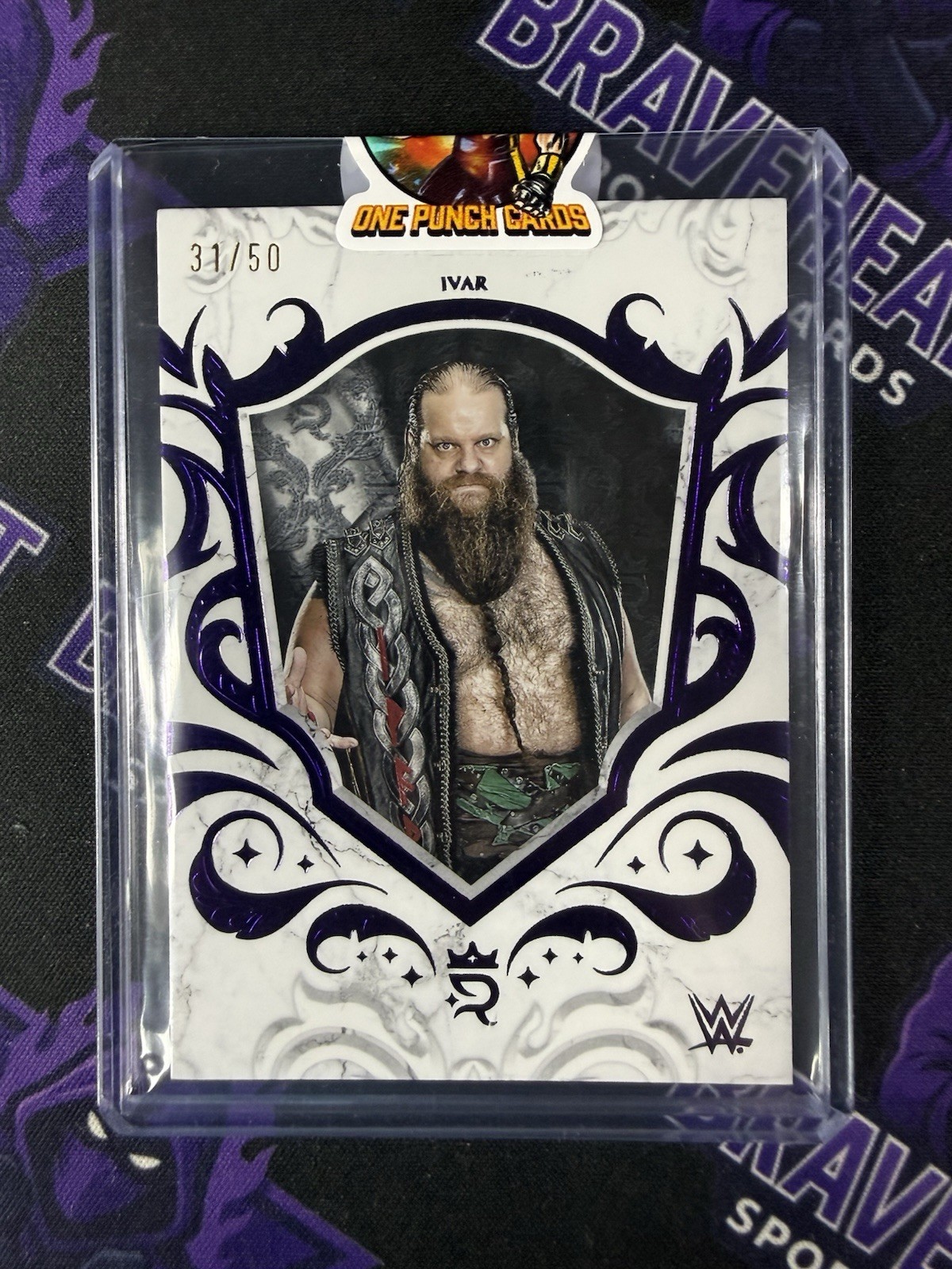 2025 Topps Royalty WWE Ivar Purple #31/50