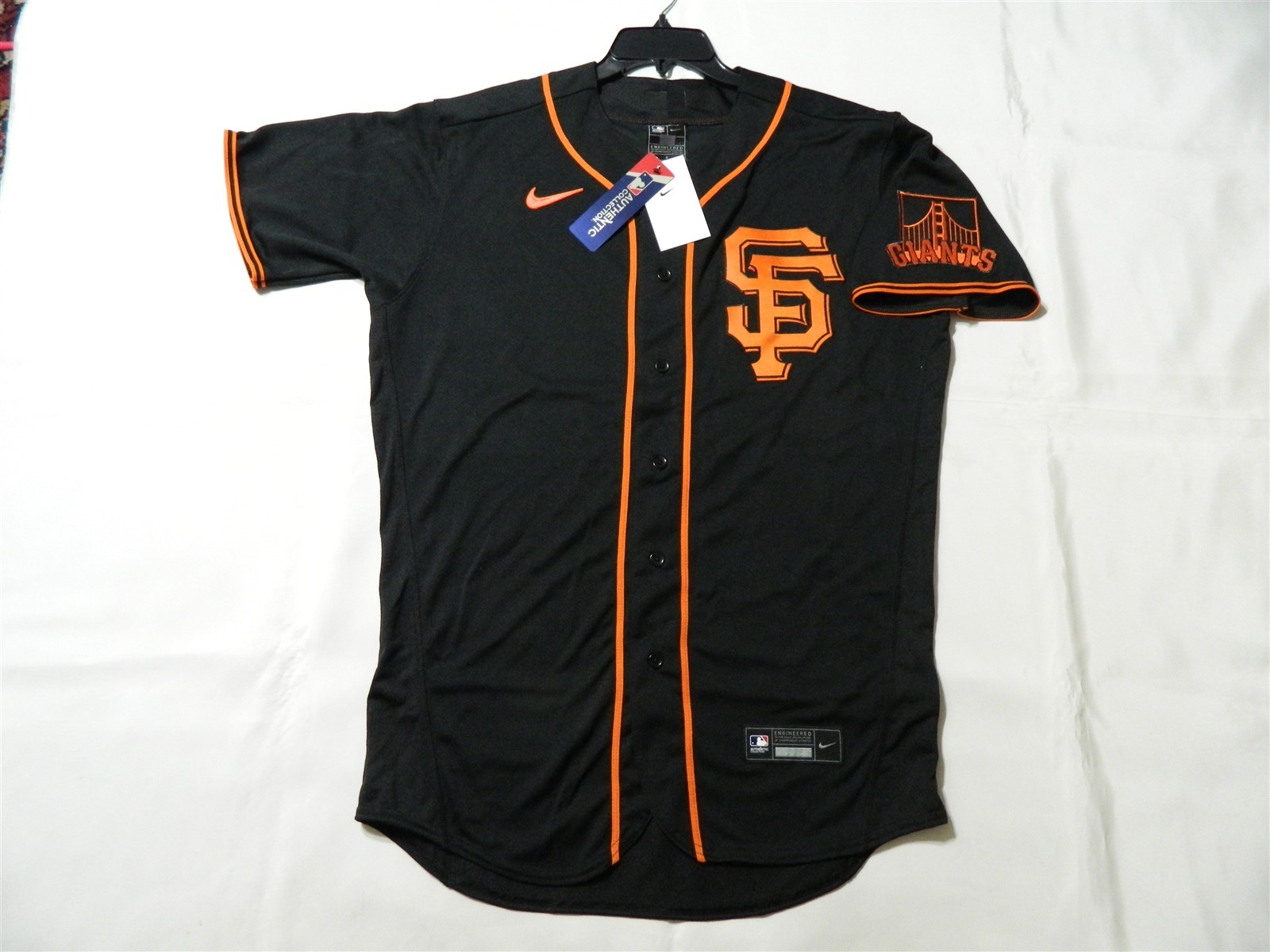 Authentic San Francisco Giants Flex Base ALTERNATE Black Jersey 48
