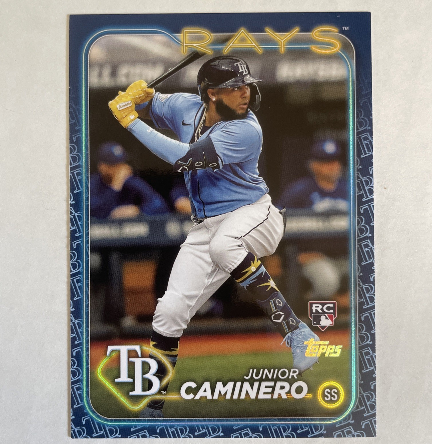 2024 Topps Series 2 Team Color Logo Border Junior Caminero Rookie SSP #628