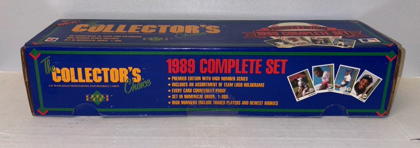 1989 UPPER DECK Collectors Choice Premier Edition Complete Set *FACTORY SEALED*