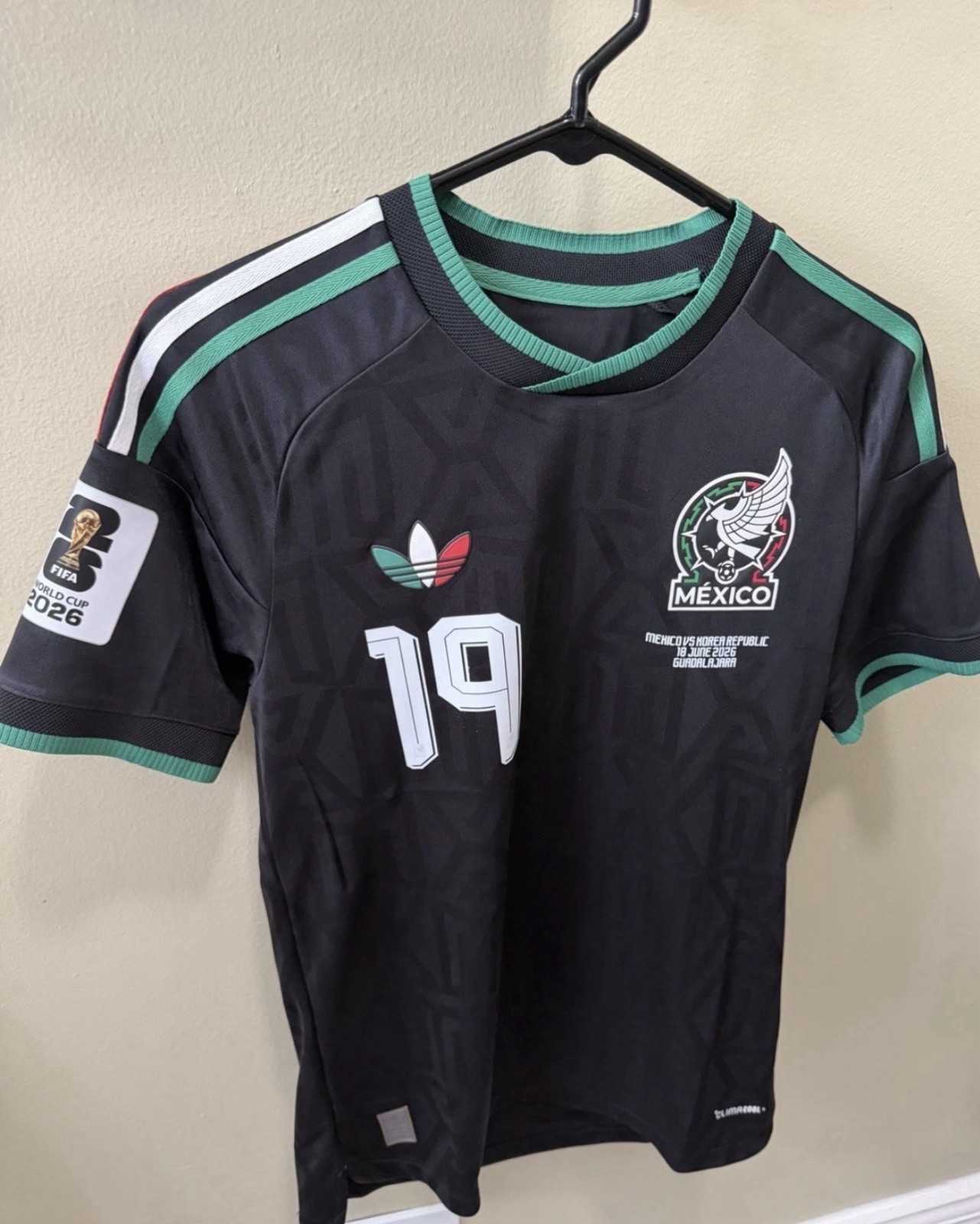 Mexico Third Jersey World Cup Name and Number Set – Iron Pressed G.Mora
