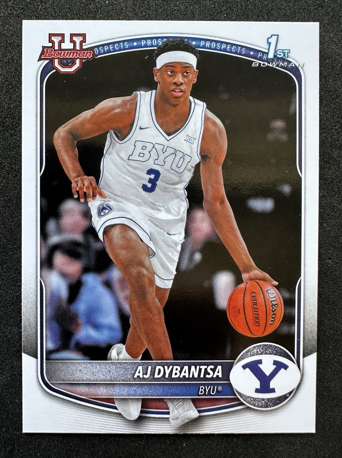 2025-26 Bowman AJ Dybantsa 1st Paper Prospect Rookie RC BYU NBA Draft BPP-1