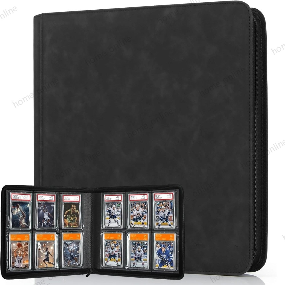 Graded Card Binder – Holds 60 Graded Slabs, Suitable for PSA Slabs | 6 Pockets