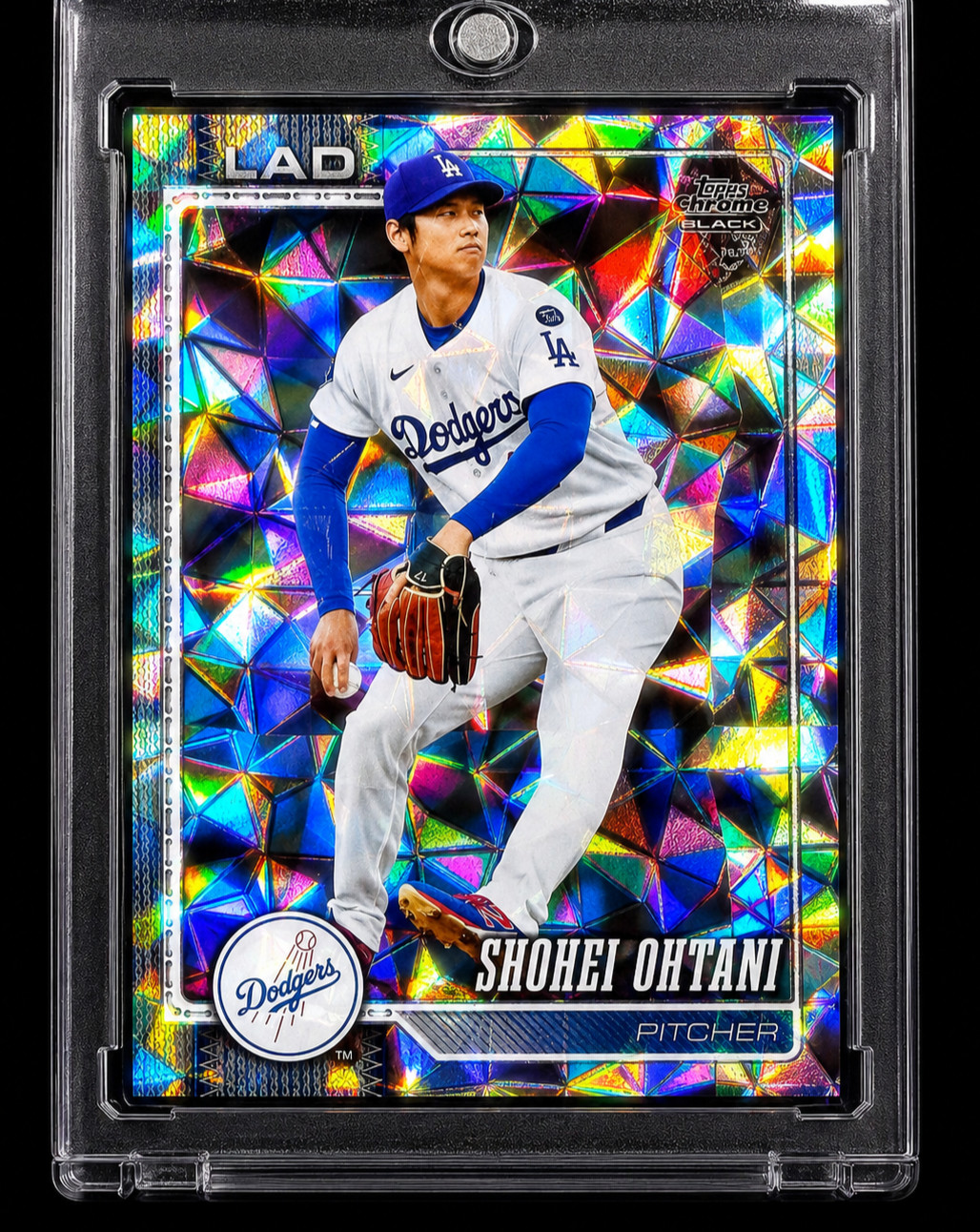 SHOHEI OTANI DIAMOND REFRACTOR SILVER HOLO Rare Topps SP Los Angeles Dodgers