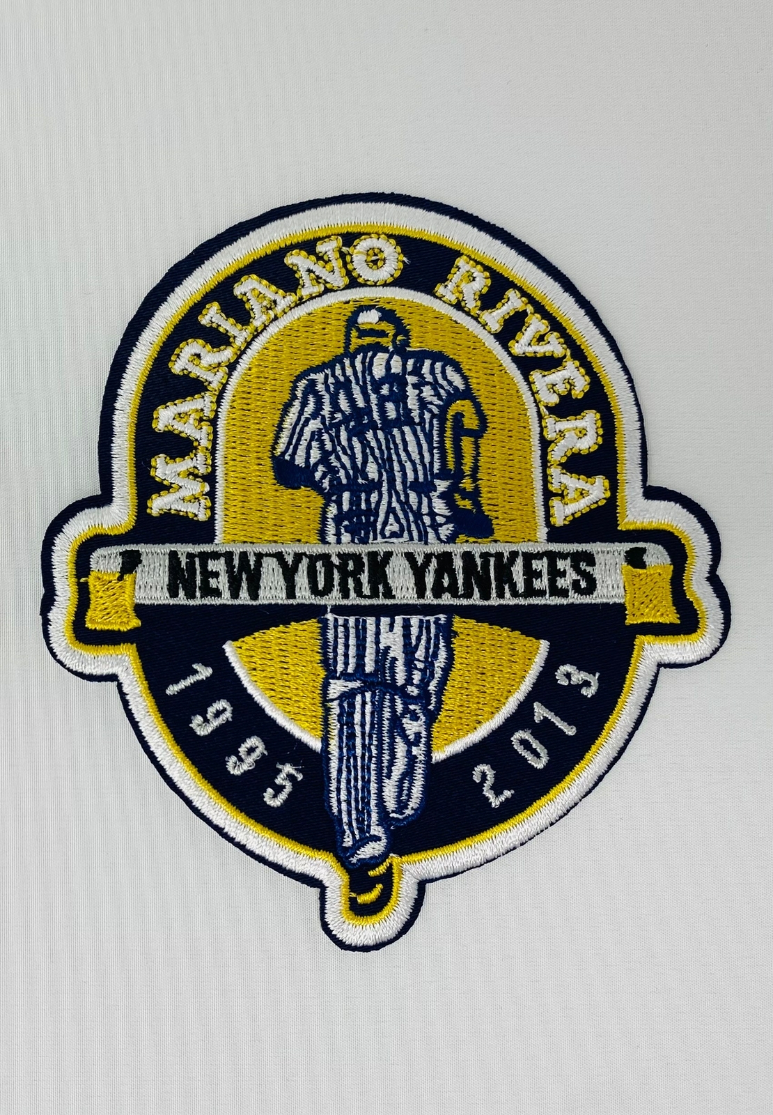 Mariano Rivera New York Yankees Retirement Jersey Sleeve Iron on Patch – 4″ x 3