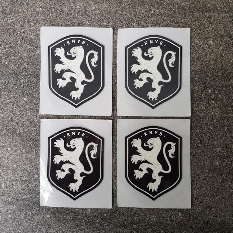 5pcs Netherlands KNVB Crest Badge Patch Iron on Logo For Jersey Pants Jacket