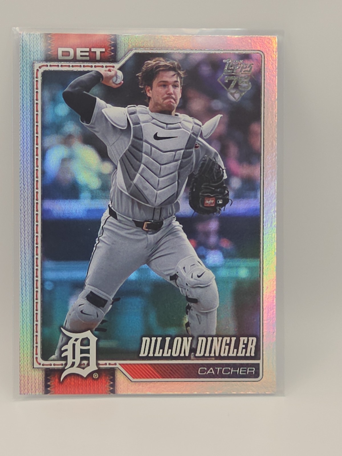 2026 Topps Series 2 Dillon Dingler Rainbow Foil 351 Tigers