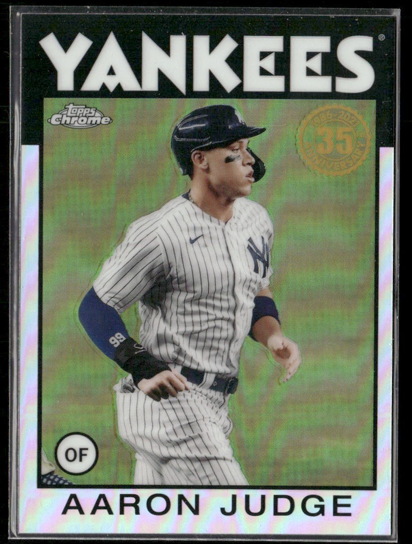 2021 Topps Chrome Topps 86 -#86BC1 Aaron Judge – NY Yankees