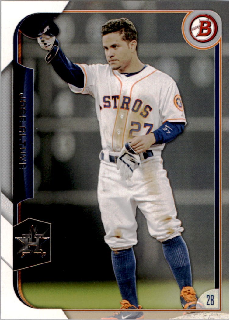 2015 Bowman Baseball Card #30 Jose Altuve