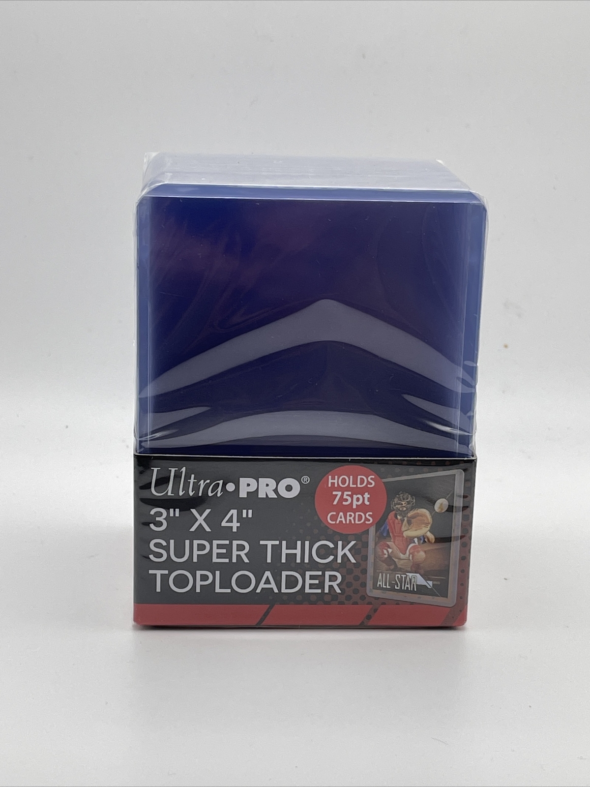 Ultra Pro 3X4 Super Thick 75pt Toploaders 1 Pack of 25 for up to 75pt Cards