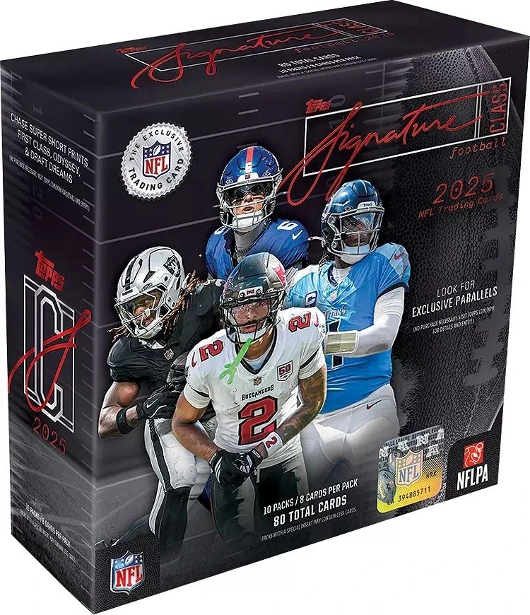 2025 Topps Signature Class Football Mega Box