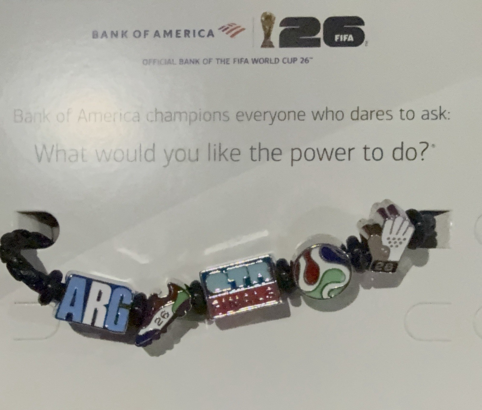 RARE QUARTER FINAL ARGENTINA FIFA 2026 World Cup official ARG Bracelet large