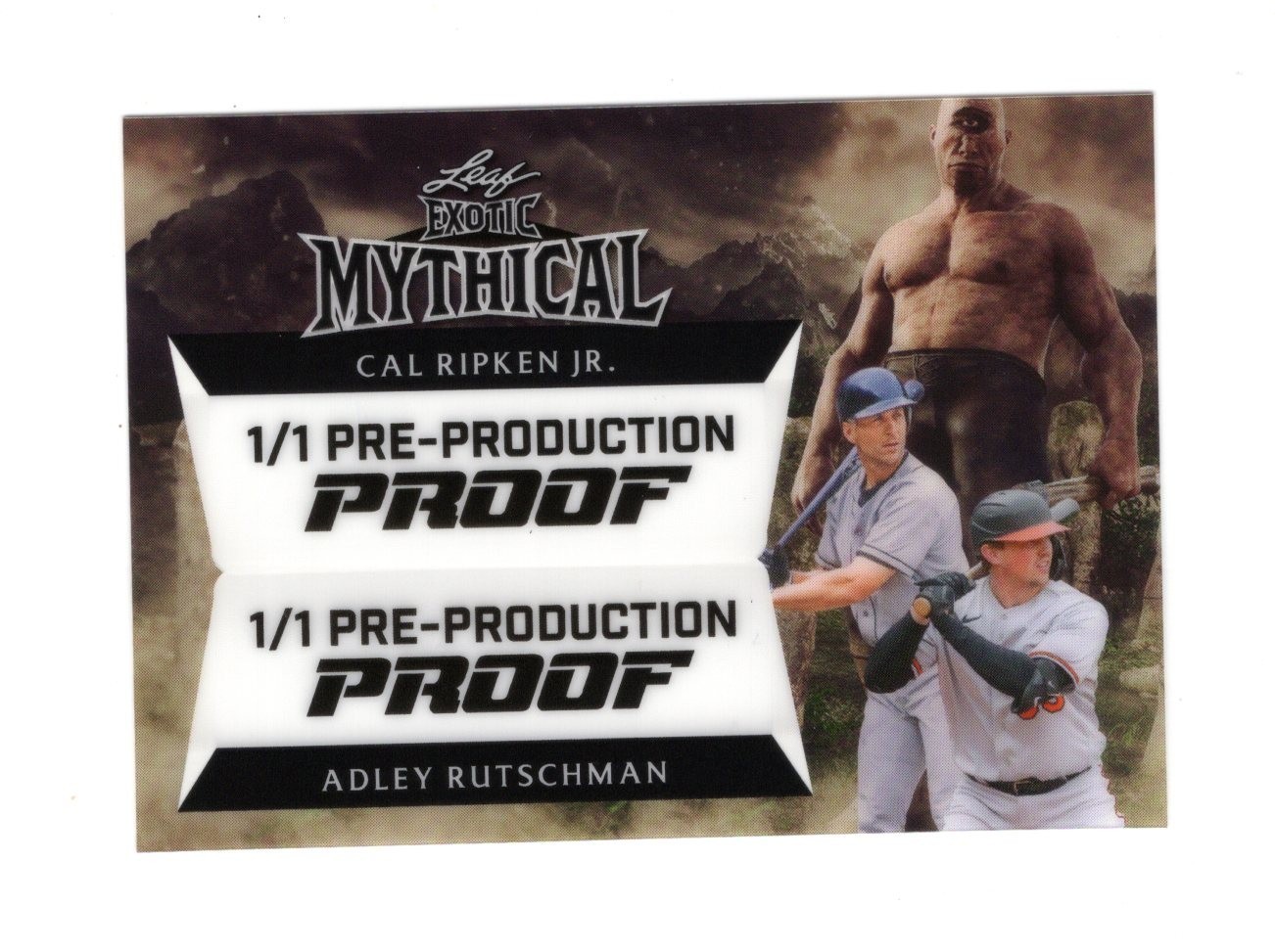 2024 Leaf Exotic Mythical Cyclops Proof Cal Ripken Jr. / Adley Rutschman [1/1]