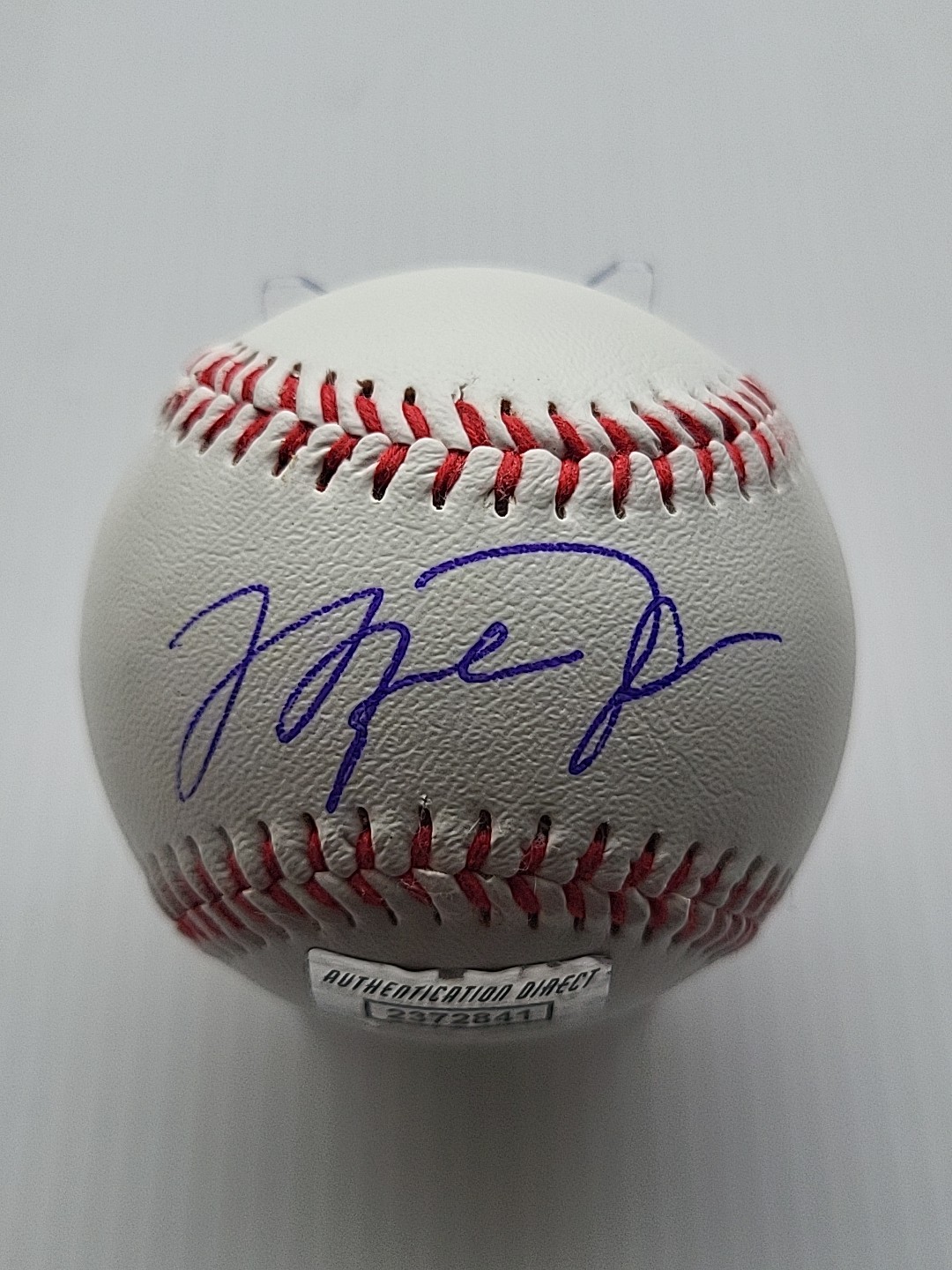 MICHAEL JORDAN Hand-Signed Autographed Baseball W/COA & Protective Case (BULLS)
