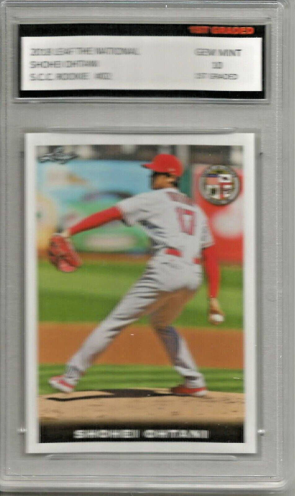 Shohei Ohtani 2018 Leaf The National S.C.C. Rookie 1st Graded 10 Gem Mint