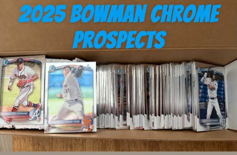 2025 Bowman Chrome Prospects #BCP-1 to BCP-150 Single Cards You Pick FREE SHIP