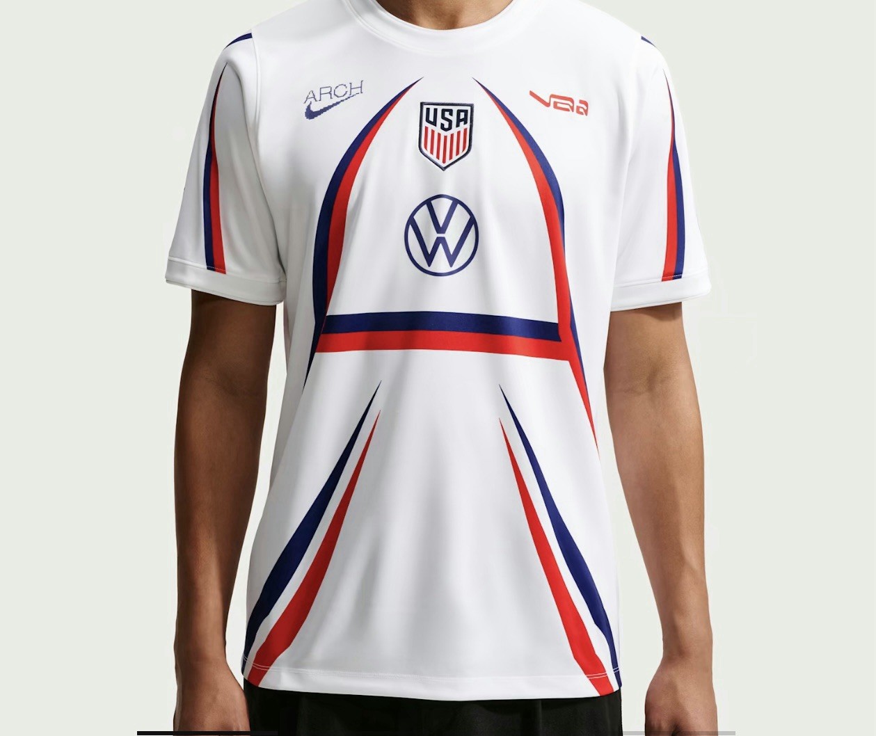 USA x Virgil Abloh Archive World VAA NIKE Cup 2026 Pre-Match Top Jersey