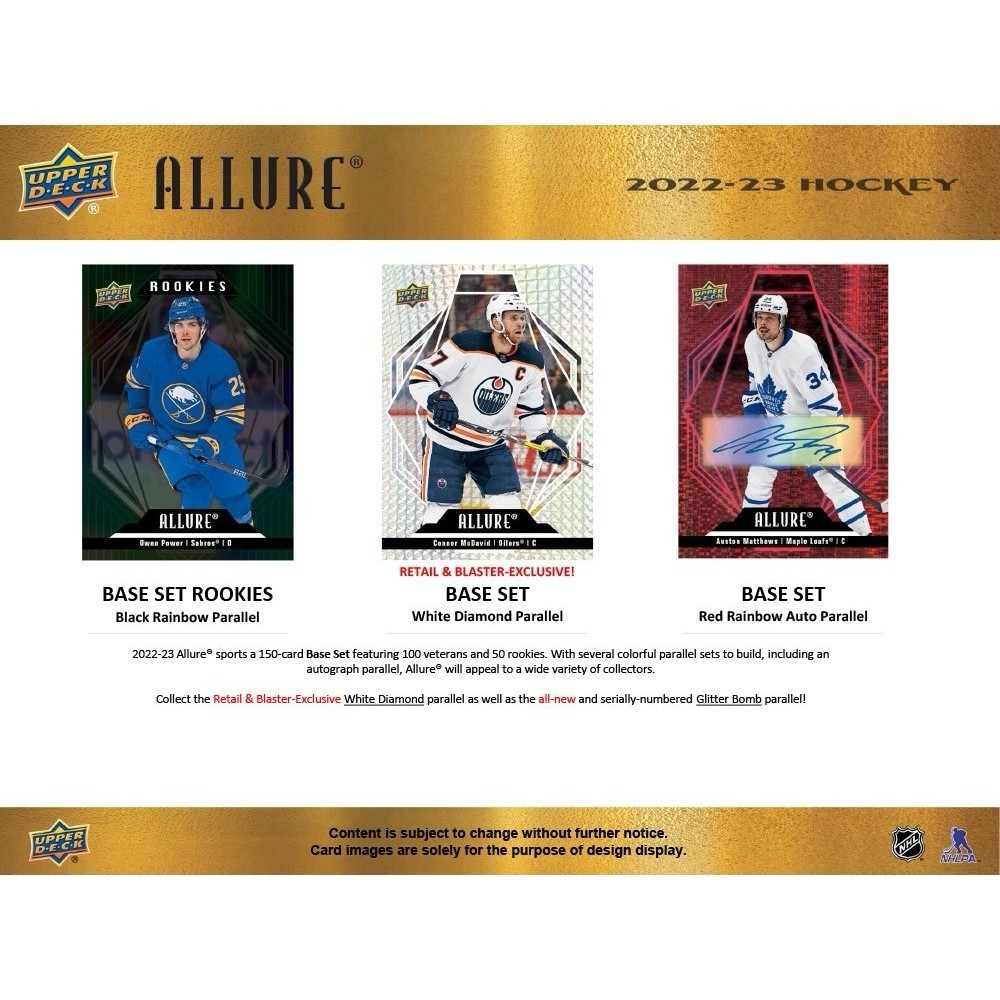 2022-23 Upper Deck Allure Hockey Blaster Box FACTORY SEALED