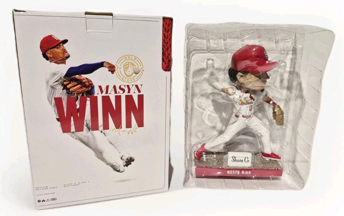 2026 Masyn Winn St. Louis Cardinals GOLD GLOVE SGA Bobblehead NIB