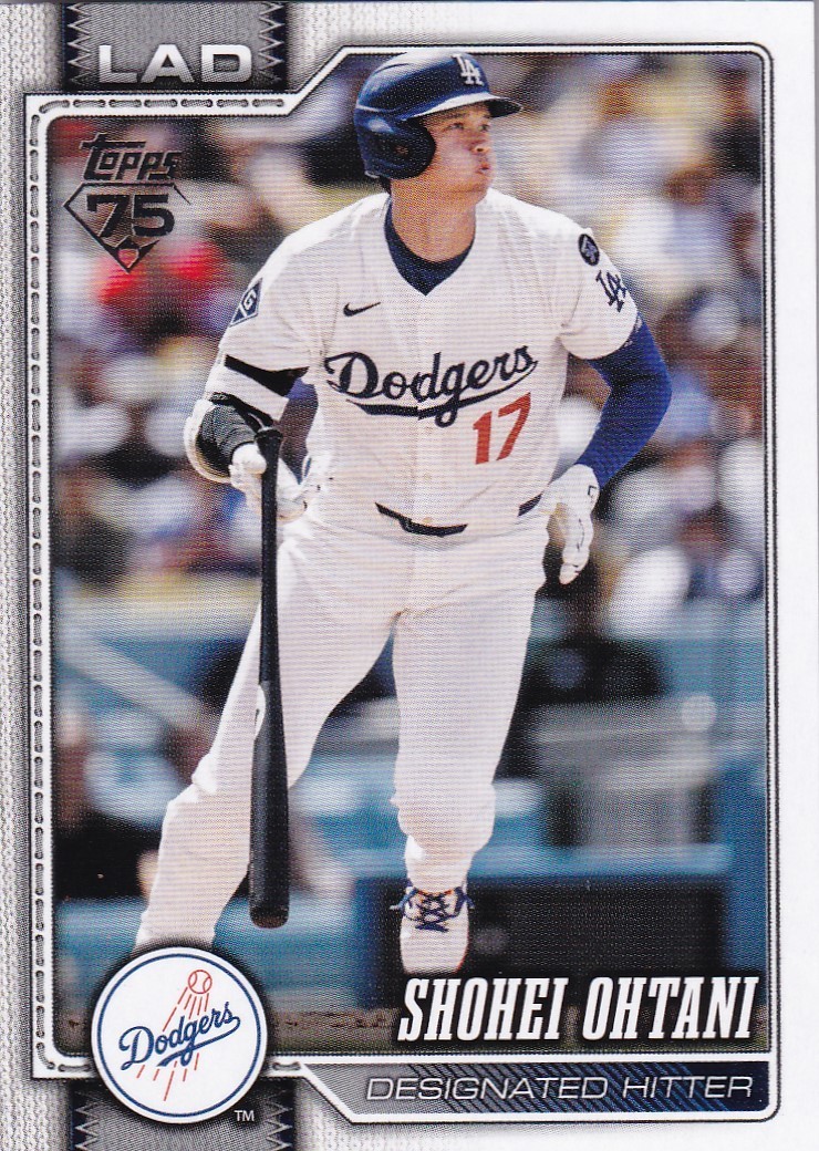 SHOHEI OHTANI TOPPS BASE CARD LOS ANGELES DODGERS #1 2026 26 S1