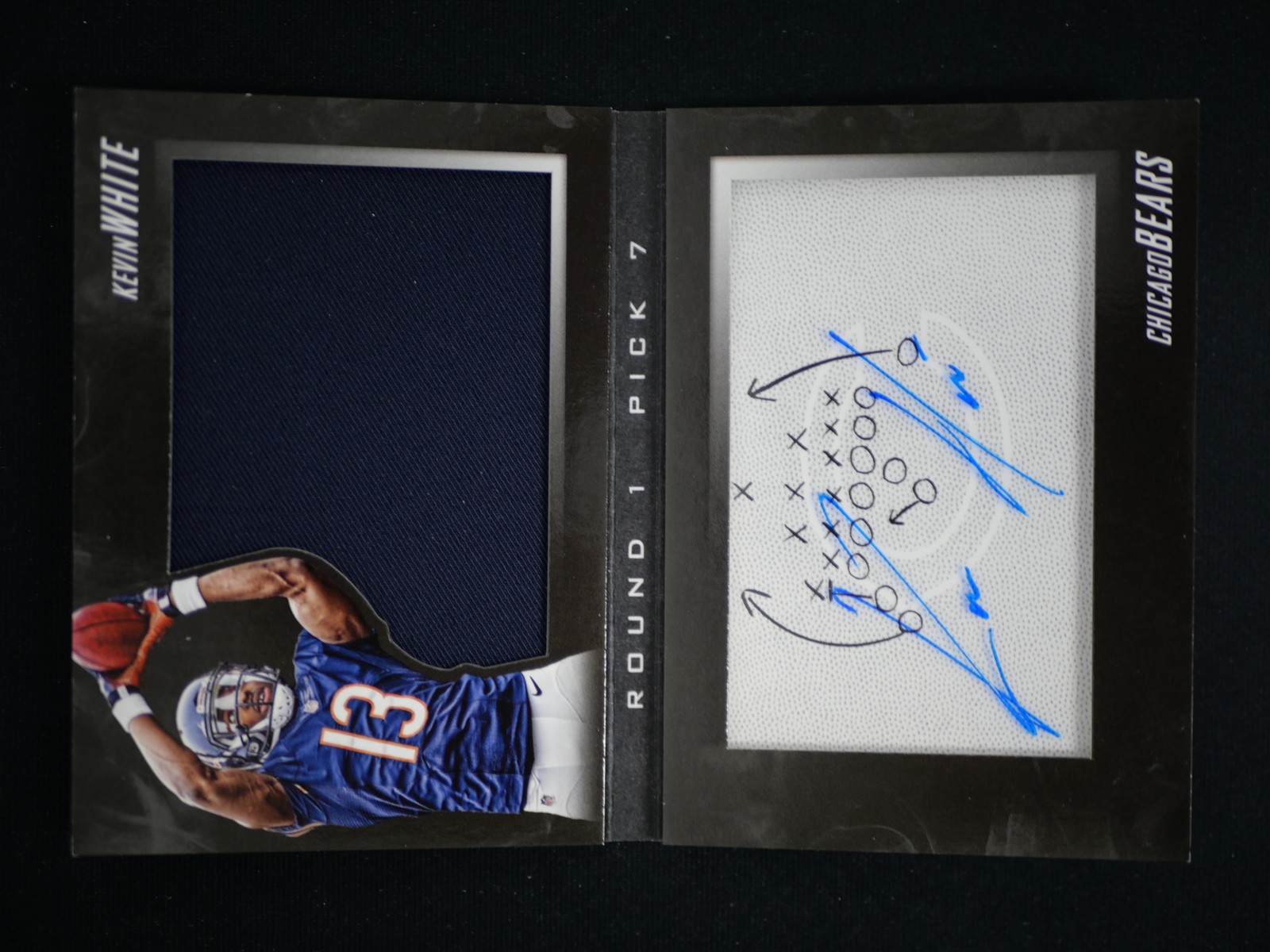 2015 Panini Playbook #86 Kevin White Rookie Booklet Signature Plays #/25