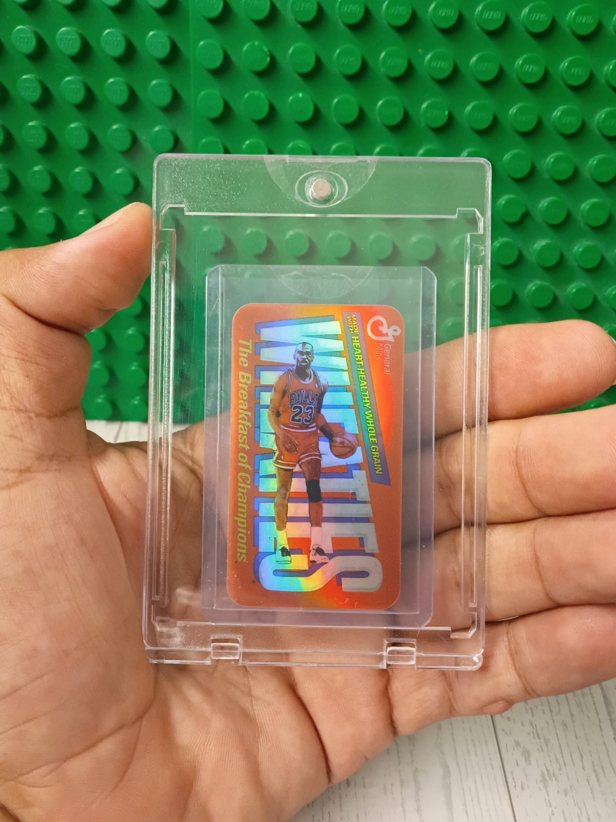 Michael Jordan Wheaties Mini Tobacco Orange Refractor Insert Card Bulls