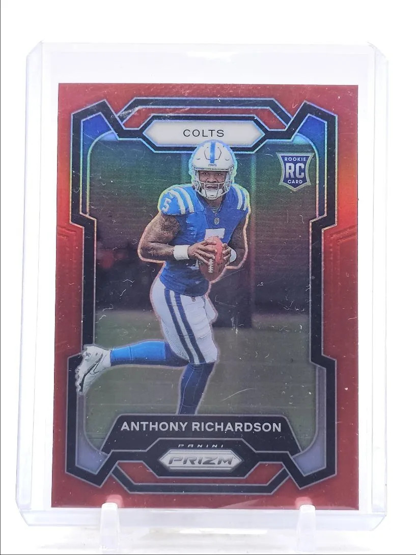 PANINI PRIZM FOOTBALL ROOKIE RED COLTS ANTHONY RICHARDSON #Unspecified Rookie