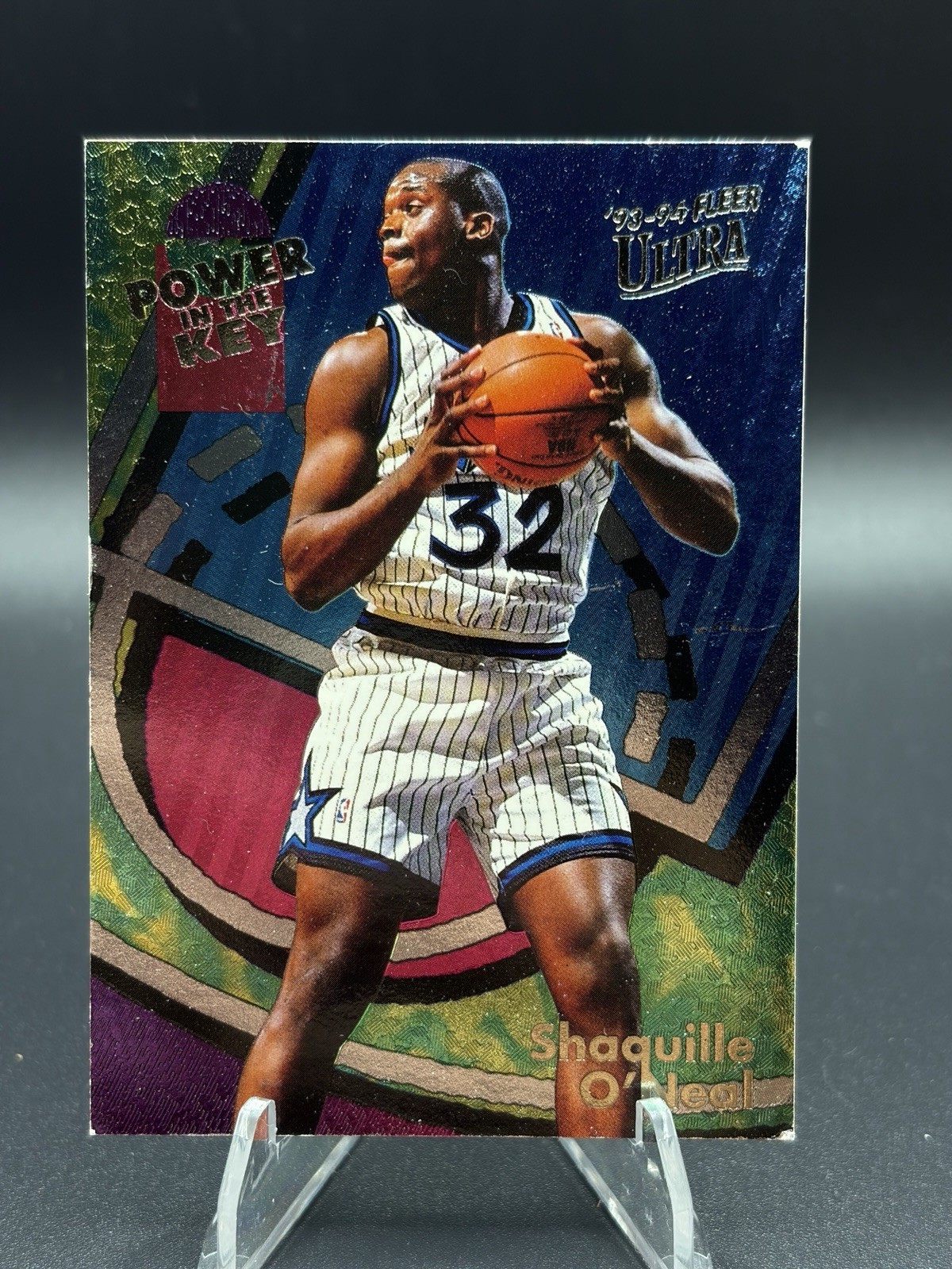 Fleer 1994-95 Fleer Ultra Shaquille O’Neal Magic Power in the Key #7 of 9