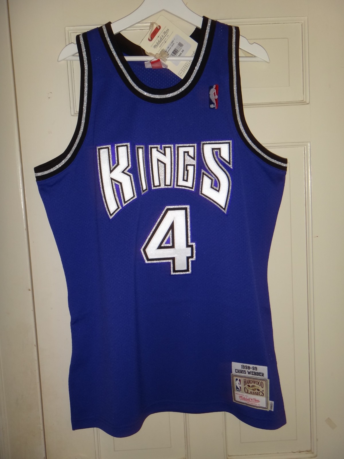 Men’s Chris Webber 1998-99 Mitchell & Ness Sacramento Kings Authentic Jersey NWT