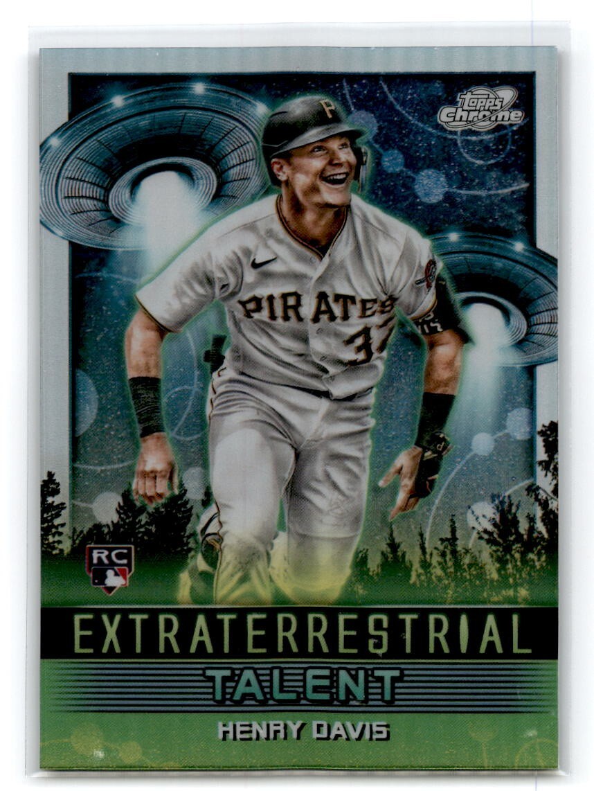 2024 Topps Chrome Cosmic Henry Davis RC Extraterrestrial Talent #ET-6 Pirates