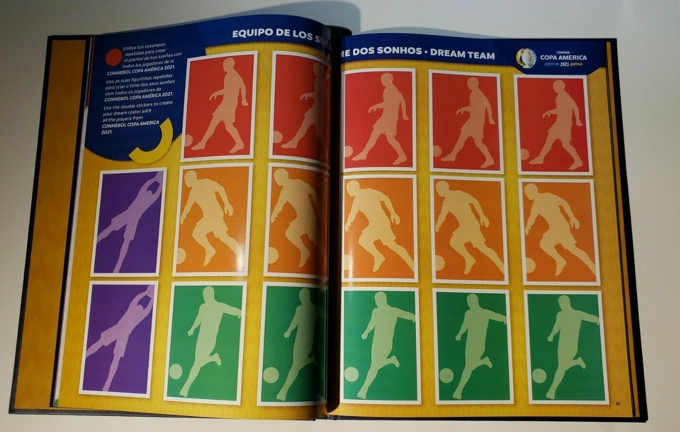 PANINI COPA AMERICA 2021 EMPTY HARDCOVER ALBUM