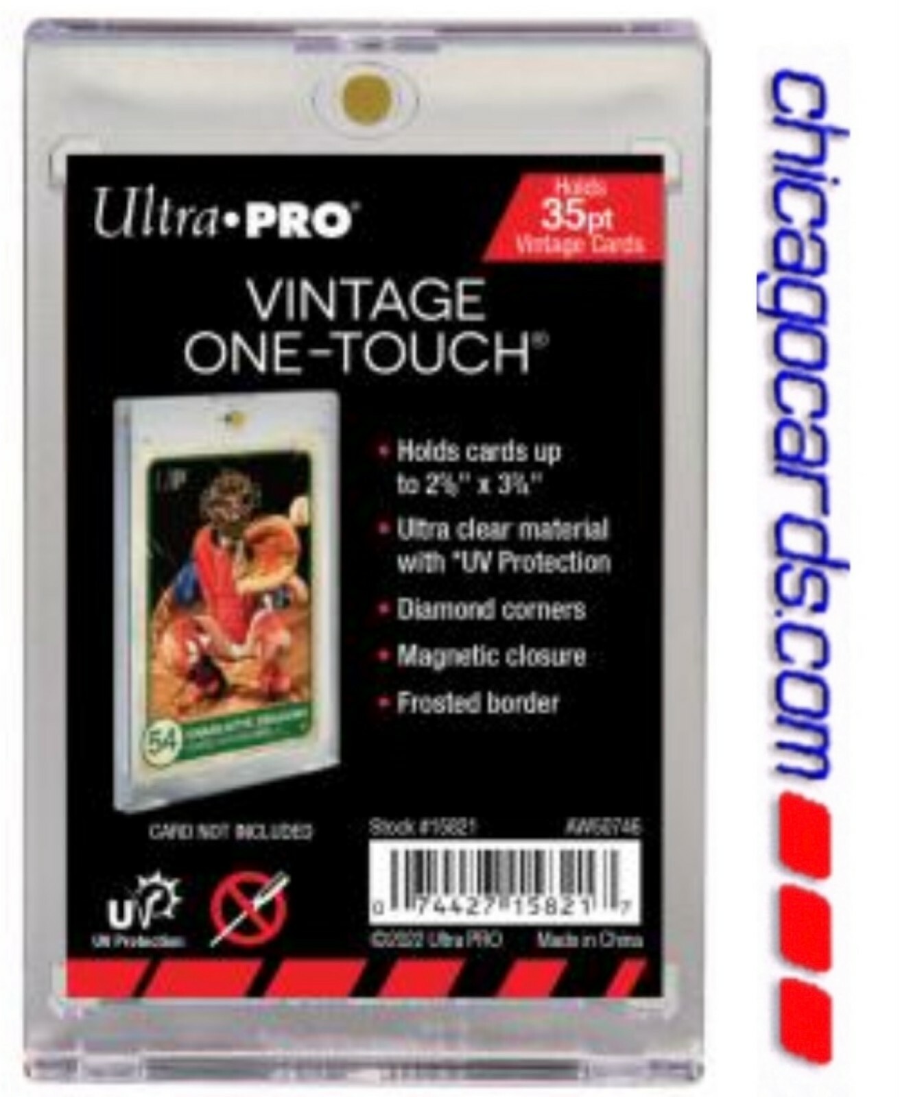 Ultra Pro ​VINTAGE One-Touch 35pt Magnetic Card Holder NEW Ultra Clear Quality++