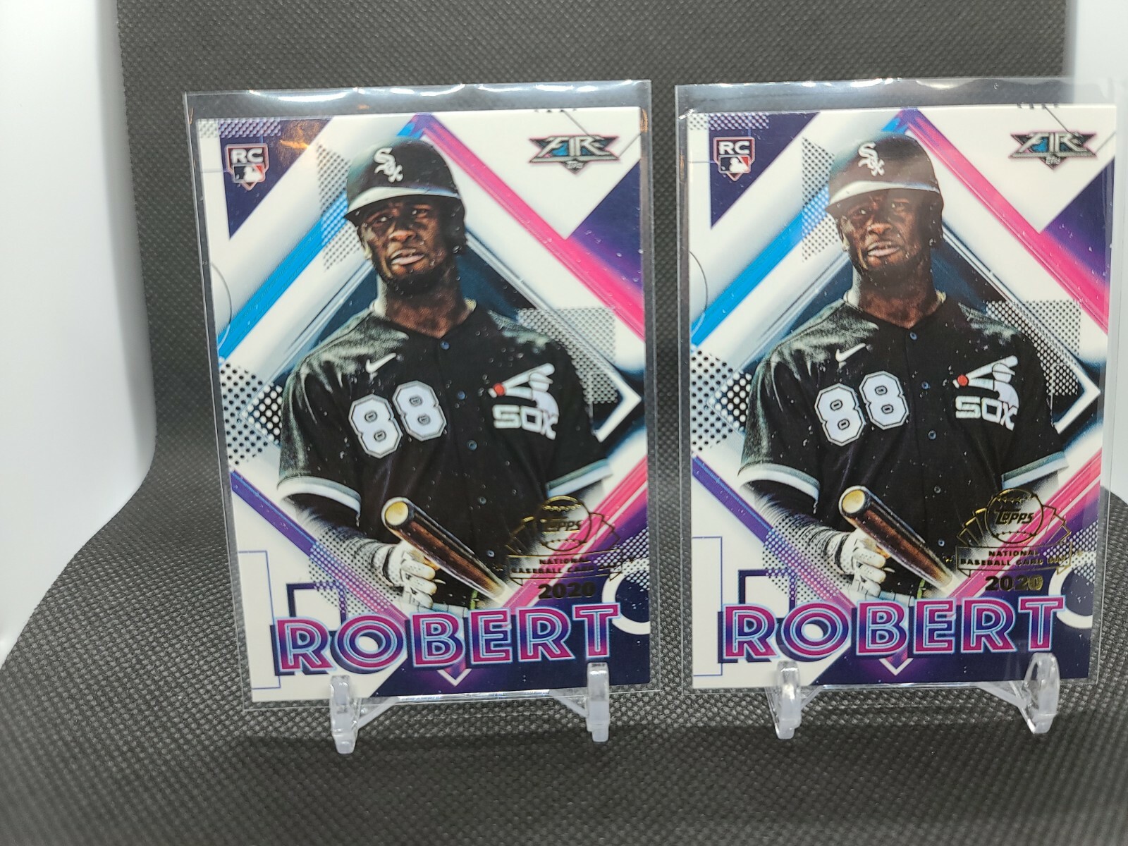 2020 Topps Fire Preview Luis Robert Lot (x2) #FP-4 Topps Chrome Packs Rookie