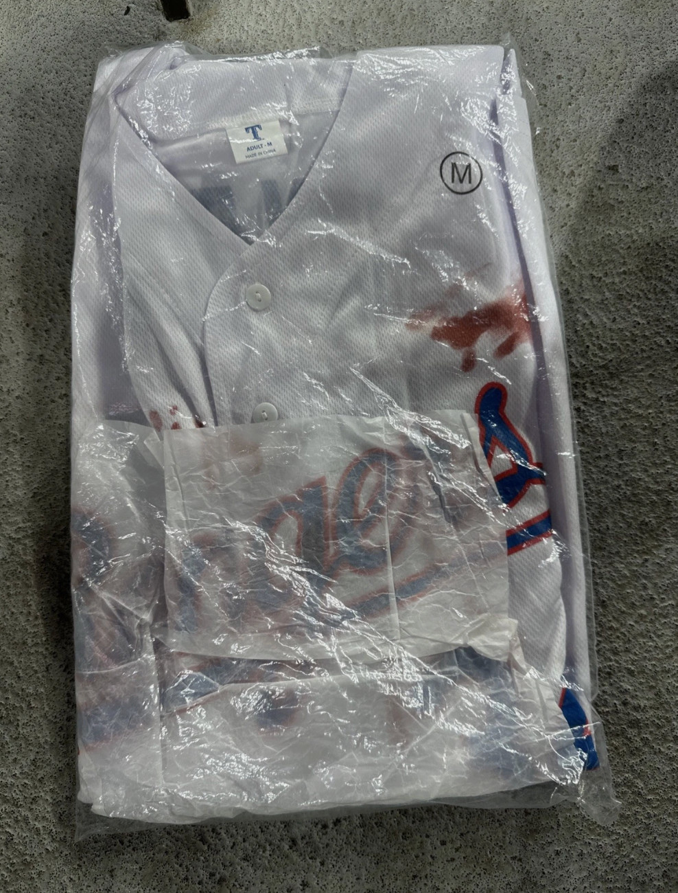 Texas Rangers Sz Medium Nolan Ryan Bloody Lip Jersey 5/29/26 Stadium Giveaway
