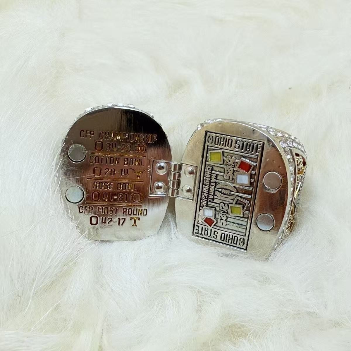 Official 2025 Ohio State Buckeyes NCAA Championship Ring