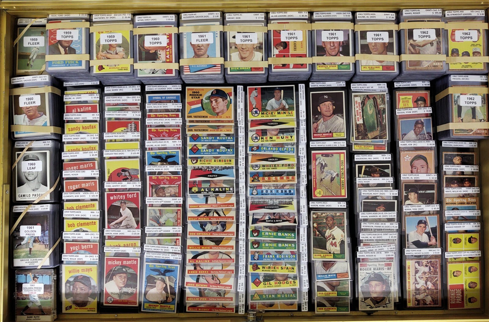 1960 Topps Baseball **HIGH GRADE SET BREAK** Stunning Cards! (#1 to #267)