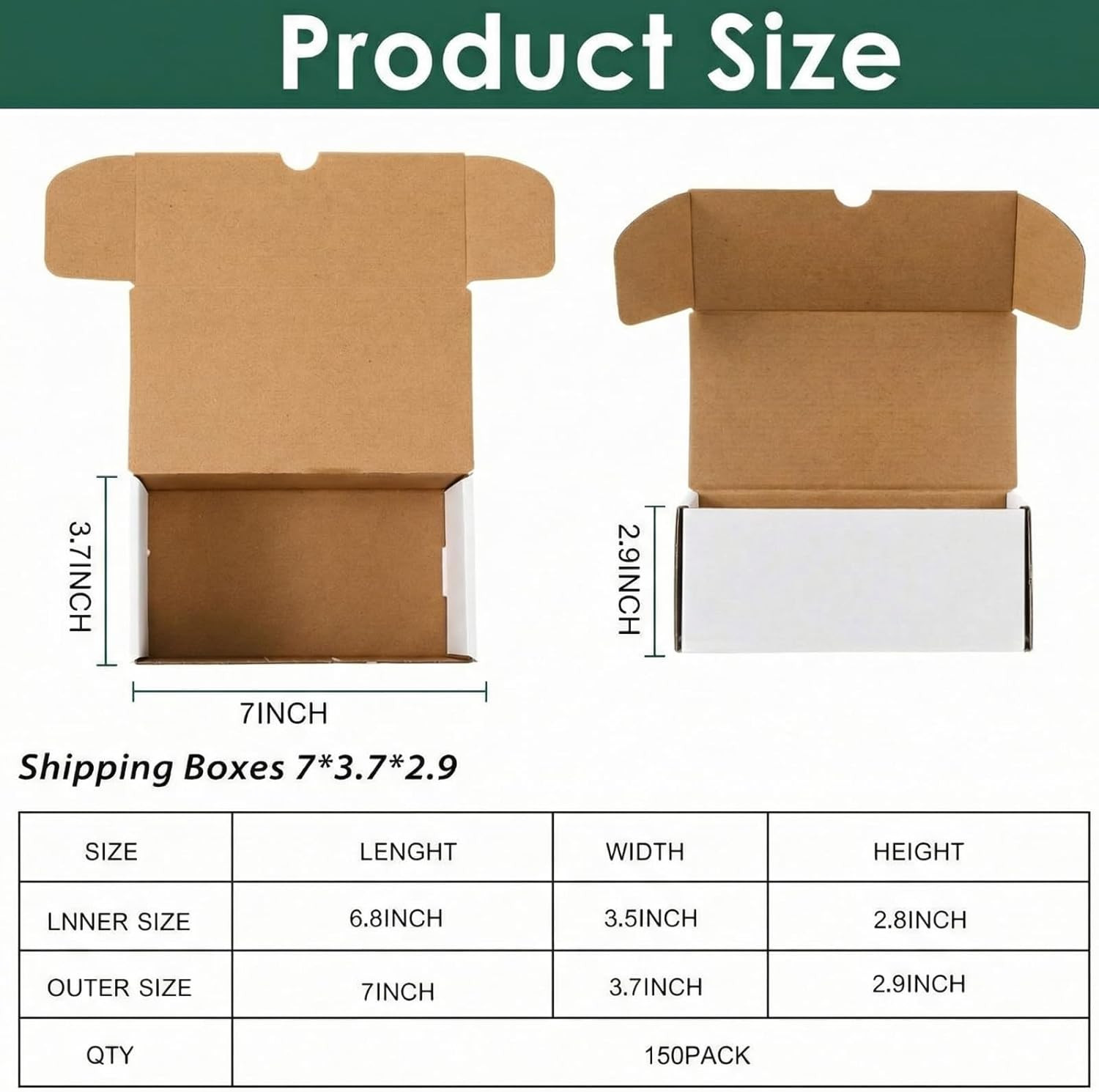 150 Pcs 400 Count Trading Card Storage Box Cardboard Baseball Card Storage Box C