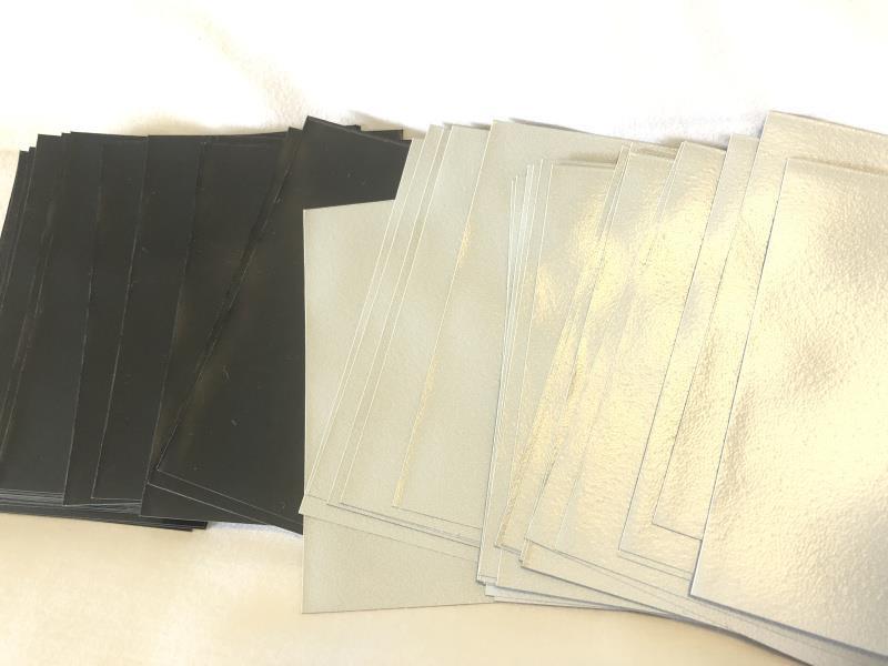 Lenayuyu 100pcs Whiteblack Protector Standard MTG Card Sleeves 66x91mm Matte