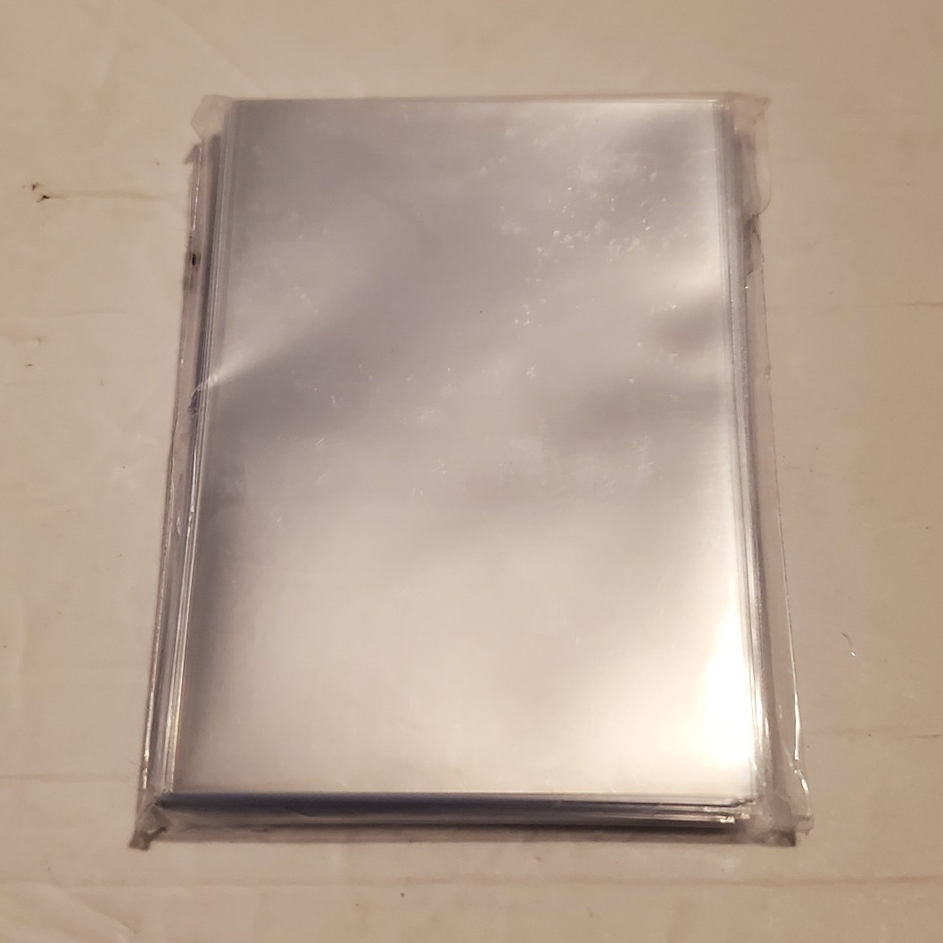 Clear Soft Card Sleeves Pack of 50 Standard Size 35 Pt. Thickness