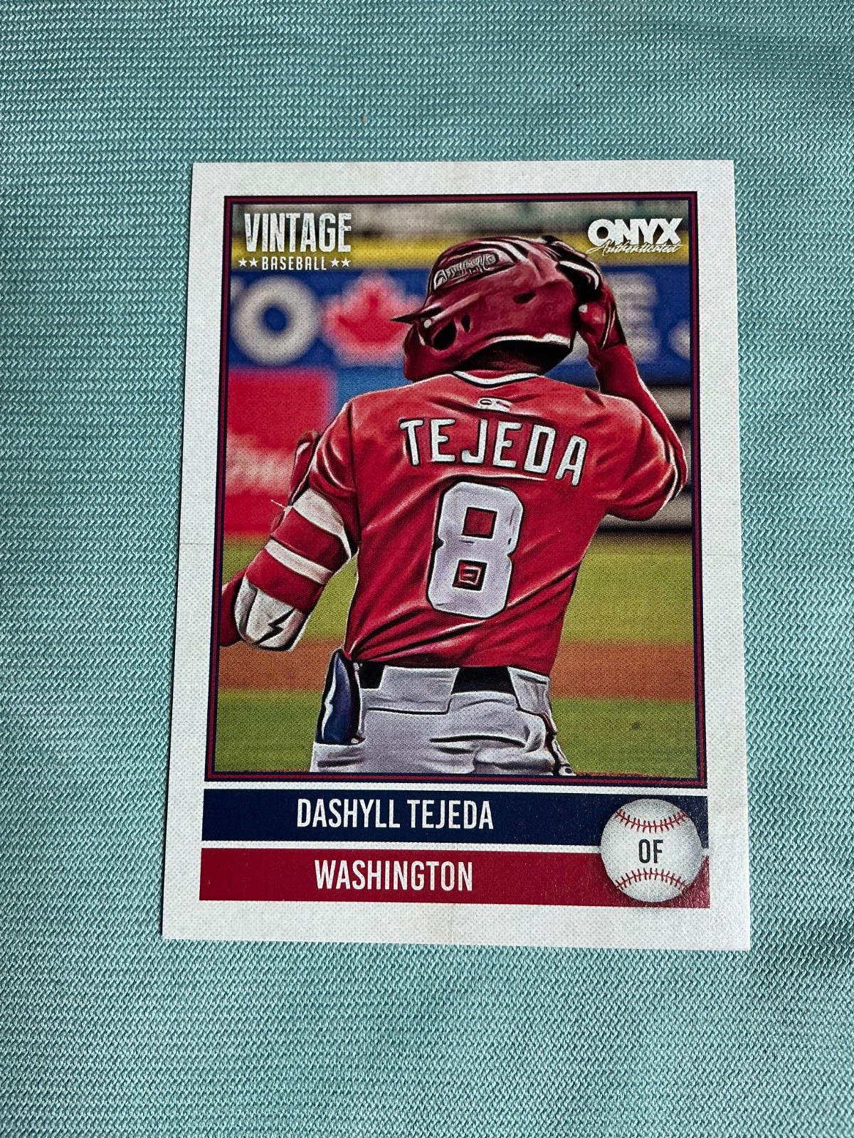 2026 Onyx Baseball Dashyll Tejeda Base Card Washington Nationals