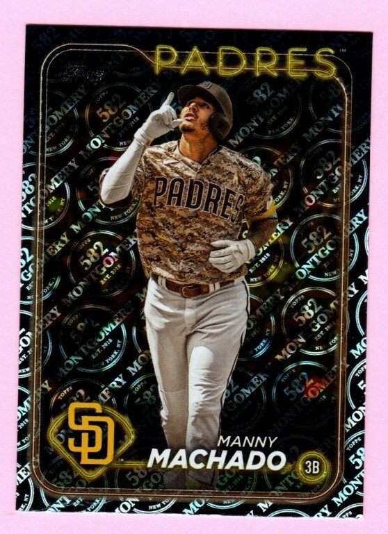 2024 Topps 582 Montgomery Club #550 Manny Machado San Diego Padres