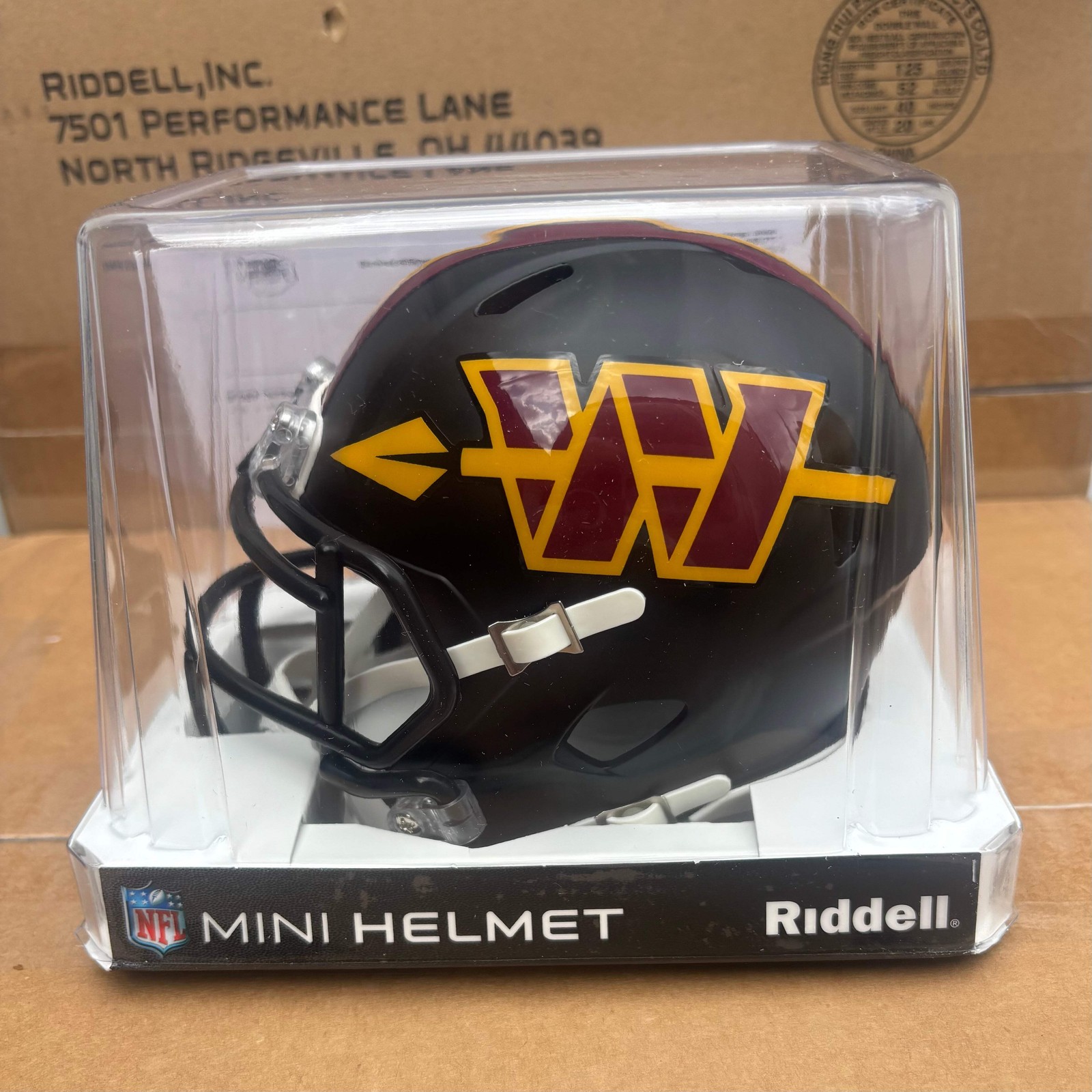 Washington Commanders Riddell Mini Helmet 2026 Hail Raiser – NFL.