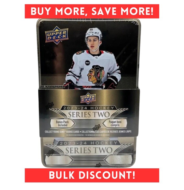 2023-24 Upper Deck Series 2 Hockey Tin