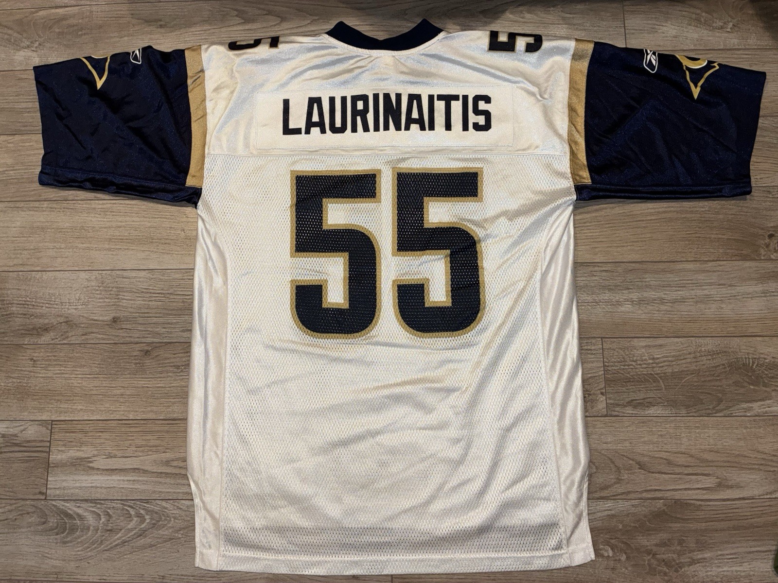 james laurinaitis #55 Los Angeles Rams NFL Reebok Football Jersey L Large Mens