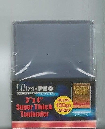 20 – Ultra Pro 3 x 4 130pt Premium Topload Card Holders SUPER THICK