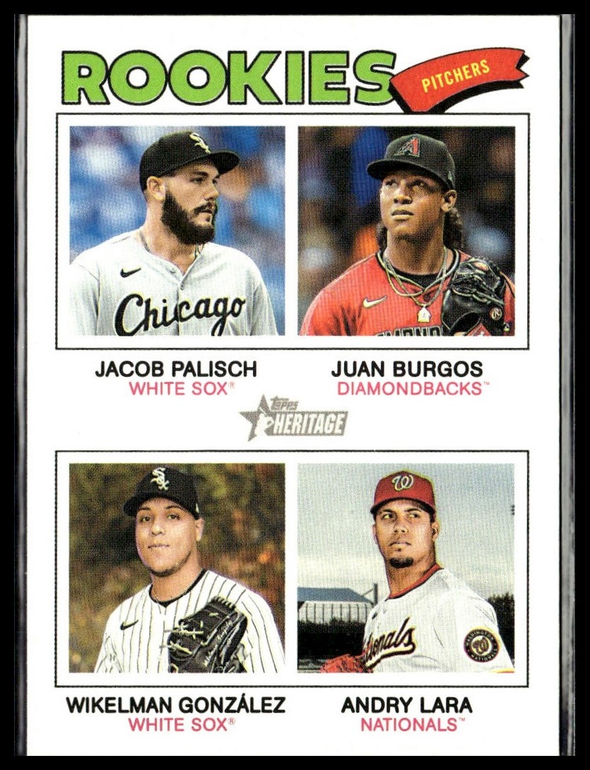 2026 Topps Heritage 378 Lara Gonzalez Burgos Palisch RC Short Print SP
