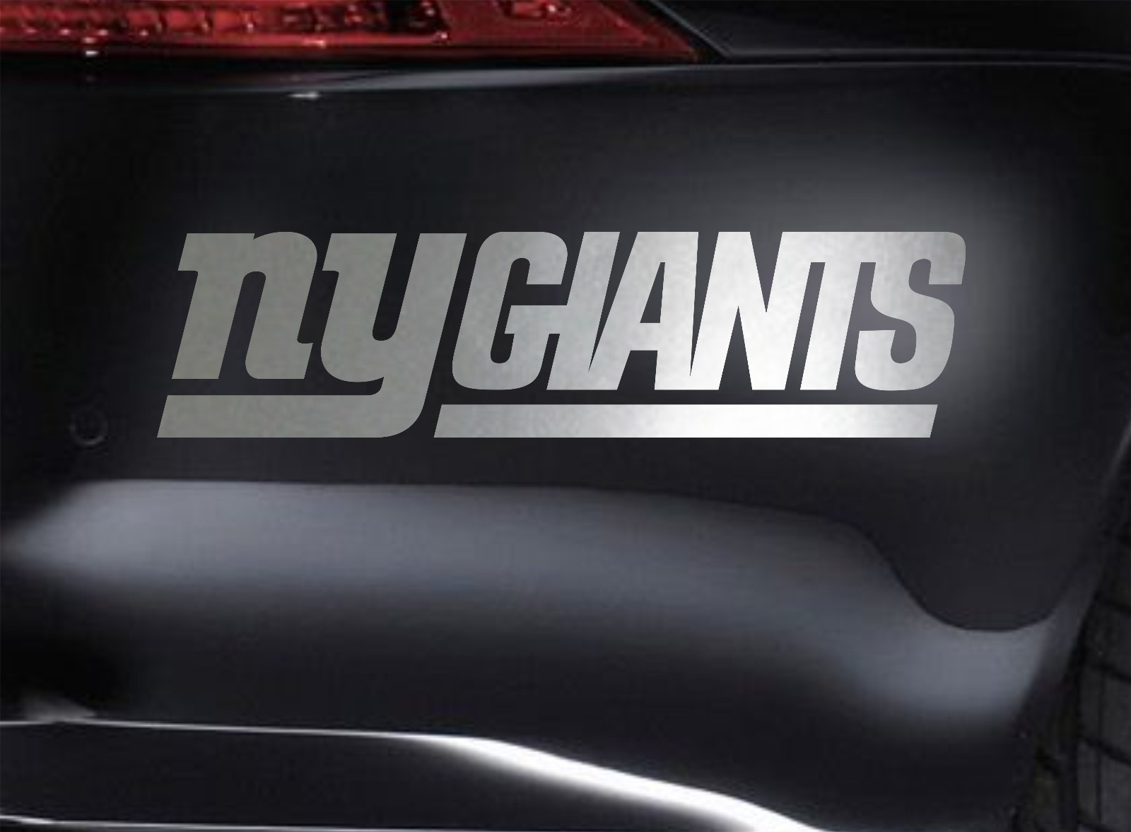 🔥 New York Giants 10″ Chrome Decal Vinyl Truck Car Window Sticker 🔥